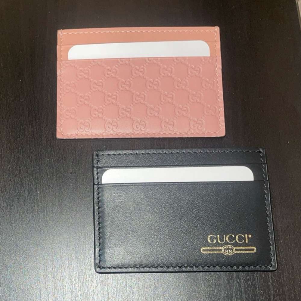Gucci Card Holder Wallet Bundle